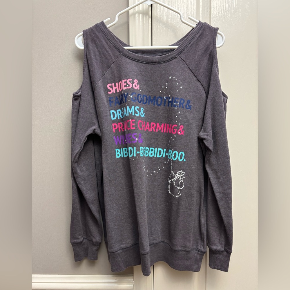 Disney Parks Sleeping Beauty Cold Shoulder Sweatshirt